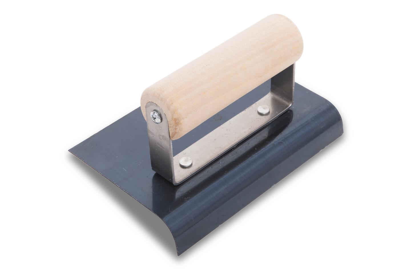 QLT BLUE STEEL HAND EDGER W/WOOD HDL, 6 X 4", 1/4" R, 3/8" LIP