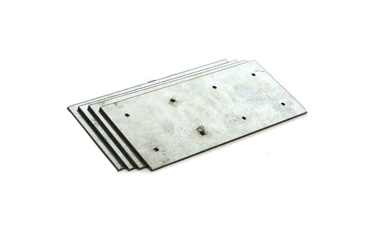 11″ X 4-1/2″ X 3/16″ GALVANIZED IRON PLATE FOR FRAMING