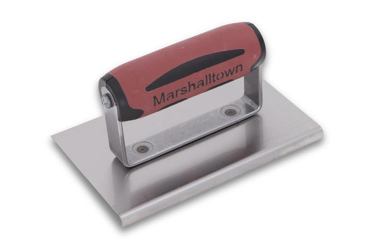 STAINLESS STEEL HAND EDGER 6 X 4-1/4", 1/4" R, 3/8" LIP
