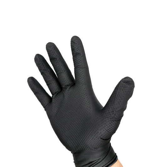 8 MIL POWDER FREE DIAMOND NITRILE GLOVES (LARGE)