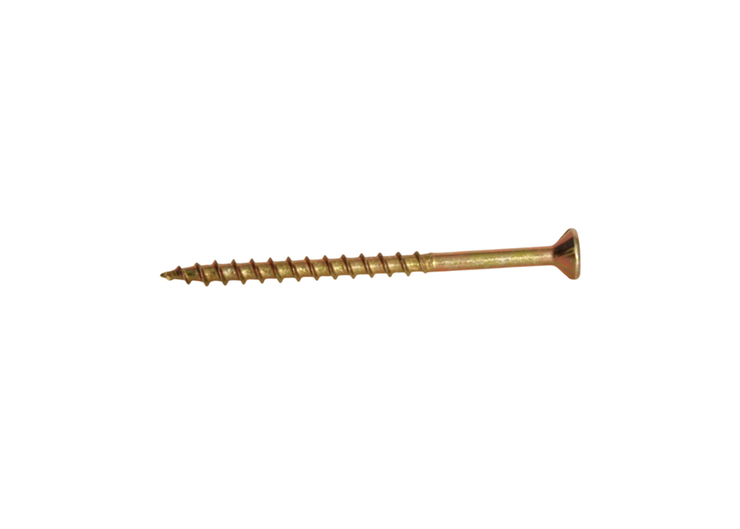 YELLOW ZINC CONSTRUCTION SCREW 8" X 3" - 1500 PCS