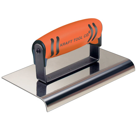6" x 6" 1/4"R Stainless Steel Cement Edger with ProForm® Handle