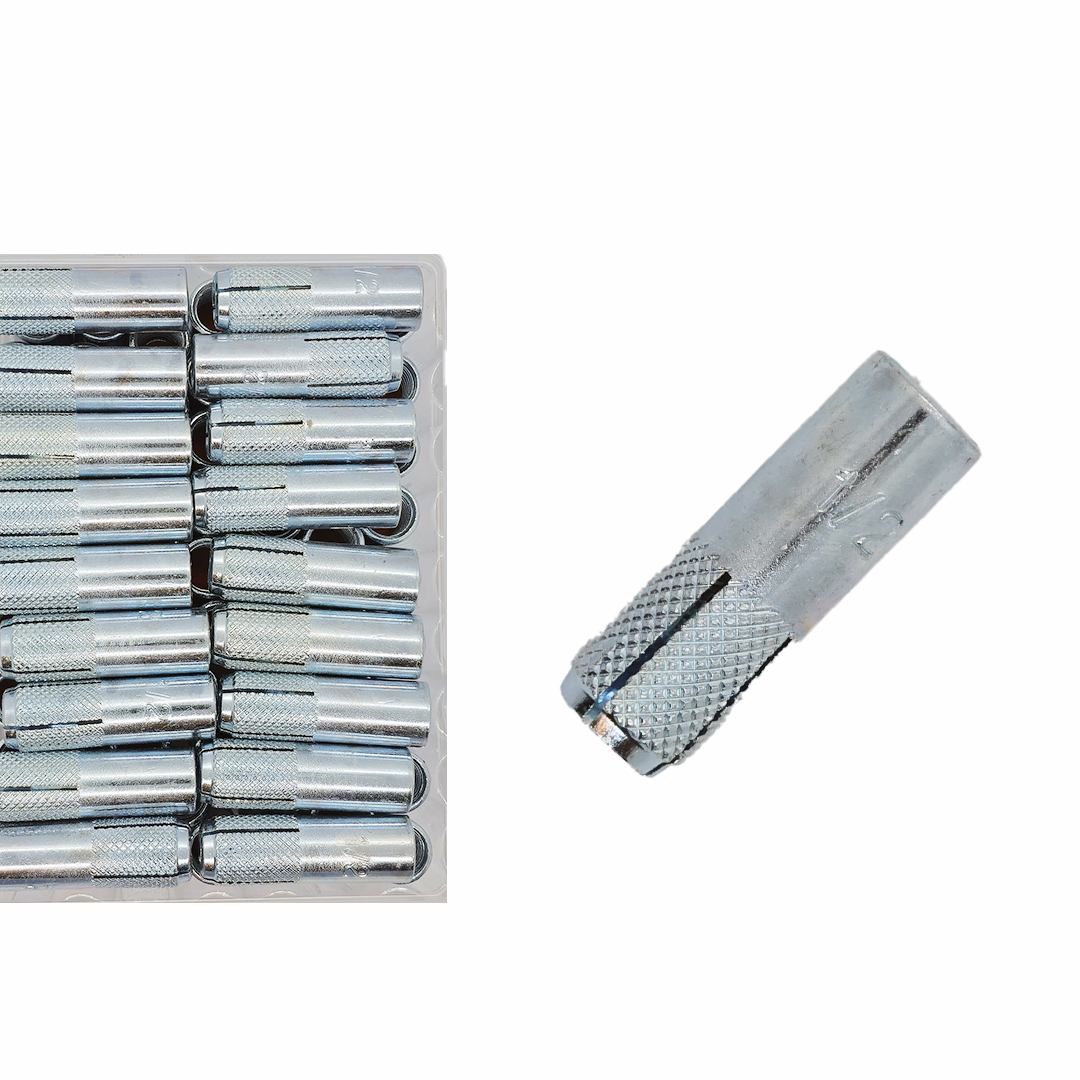 1/2" X 2" DROP-IN ANCHOR (80 PCS)
