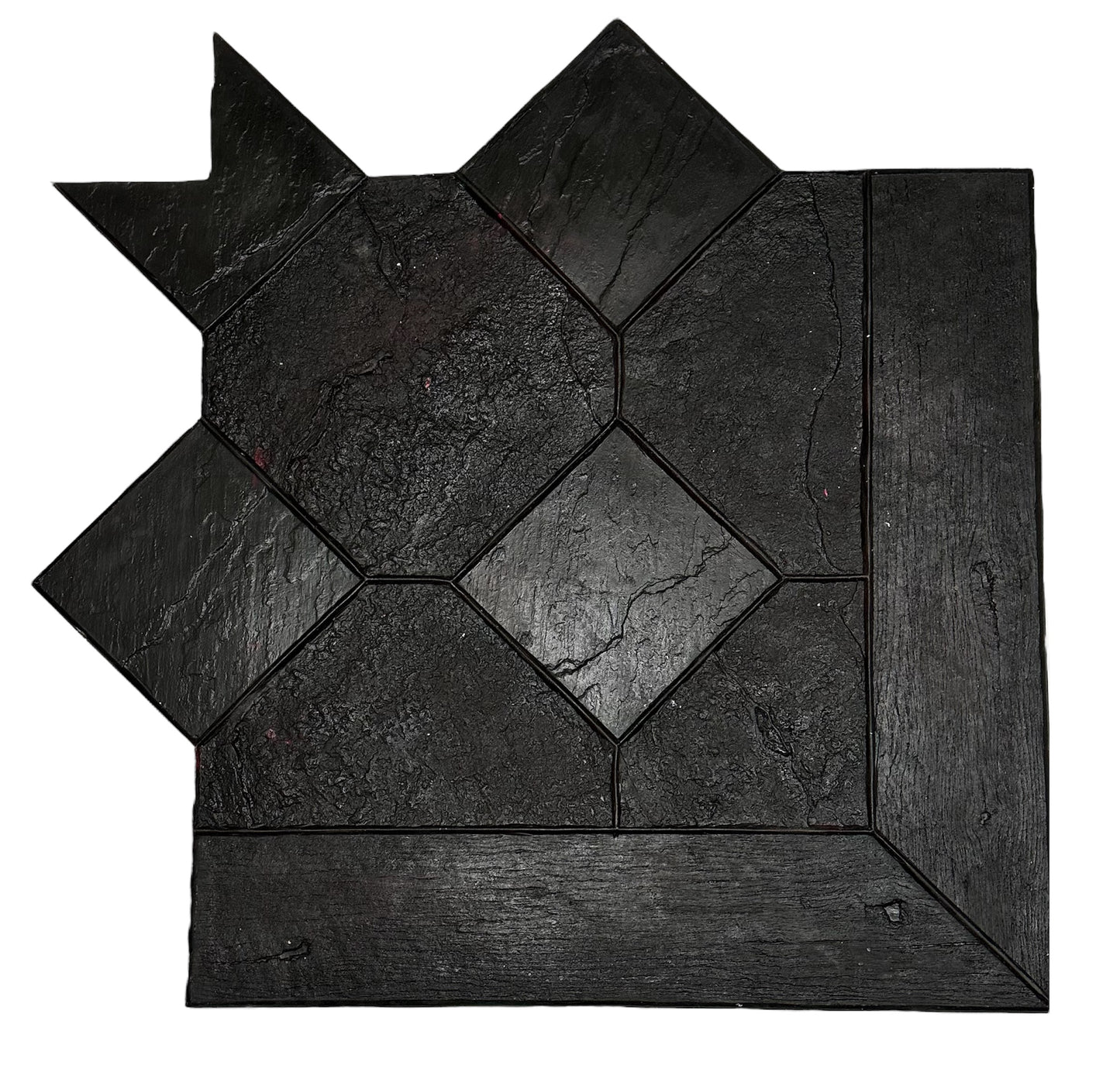 Mystic Diamond Mosaic Concrete Stamp – Two-Piece Set