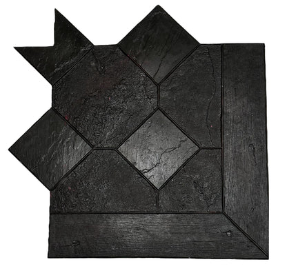Mystic Diamond Mosaic Concrete Stamp – Two-Piece Set