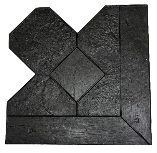 Mystic Diamond Mosaic Concrete Stamp – Two-Piece Set