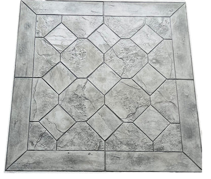Mystic Diamond Mosaic Concrete Stamp – Two-Piece Set