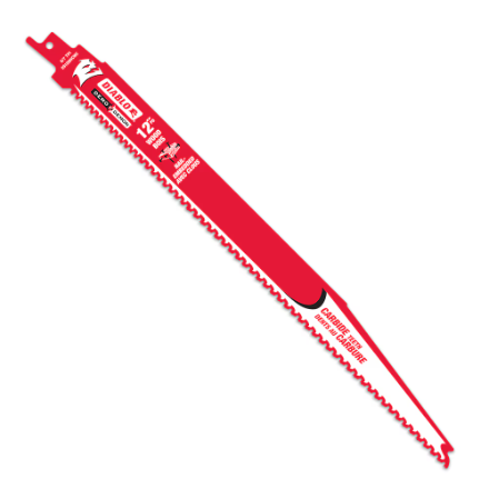 DIABLO DEMO DEMON 12" 5/7 TPI CARBIDE TIPPED RECIPROCATING SAW BLADE FOR NAIL EMBEDDED WOOD CUTTING